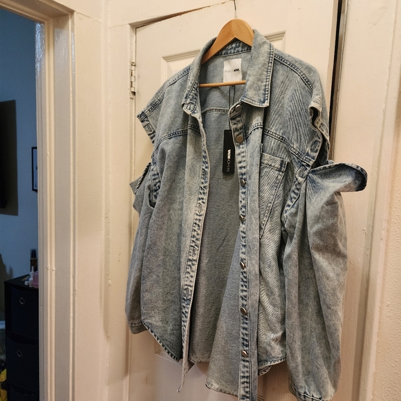 Denim Shacket - Picture 2 of 2